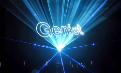Lasersilhouettes openingsact | Opening personeelsfeest Dachser